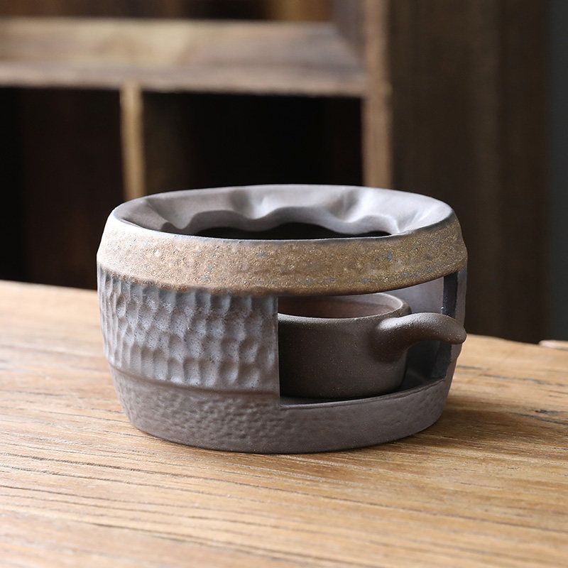 Stoneware incense burner | tea warmer set
