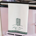 Avalon Home “Please Leave By Nine Tea Towel” Cotton Linen Tea Towel