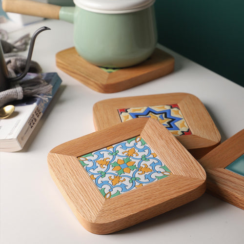 Bohemian Oak Wood Anti-Scalding Table Mat
