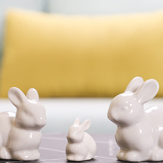 Ceramic Little White Rabbit