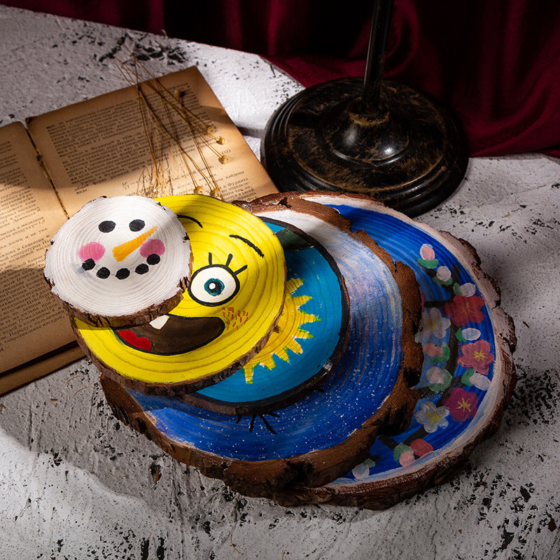 Round Wood Piece Handmade