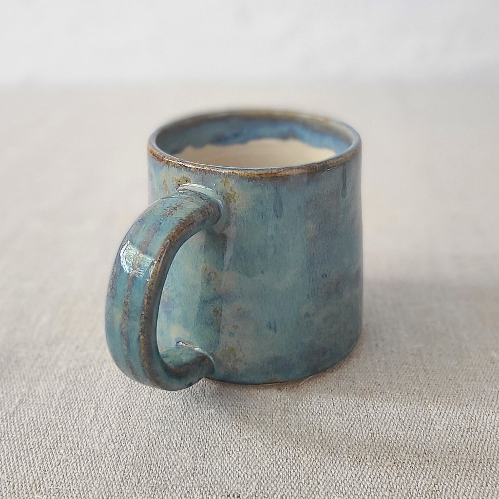 Seafoam Blue Stoneware Mug