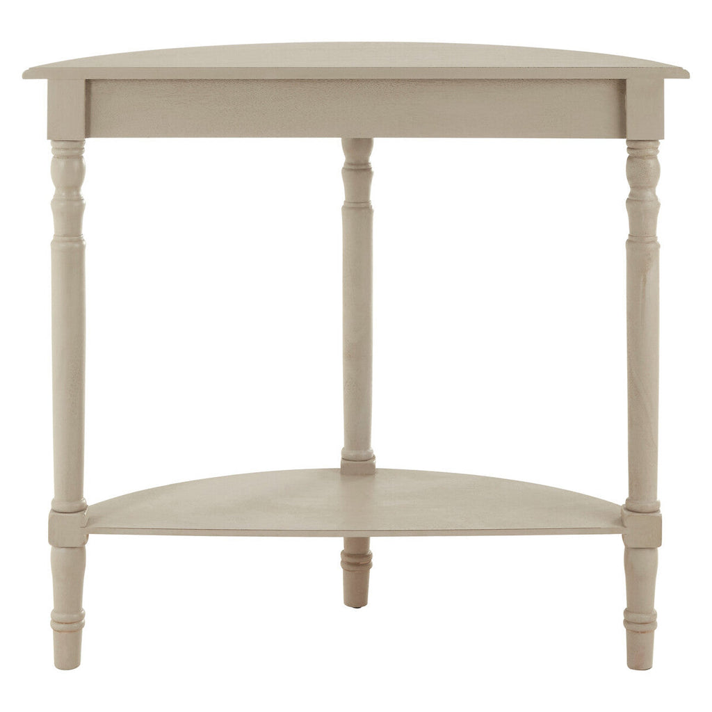Orsina "Heritage" Grey Putty Half Moon Console Table