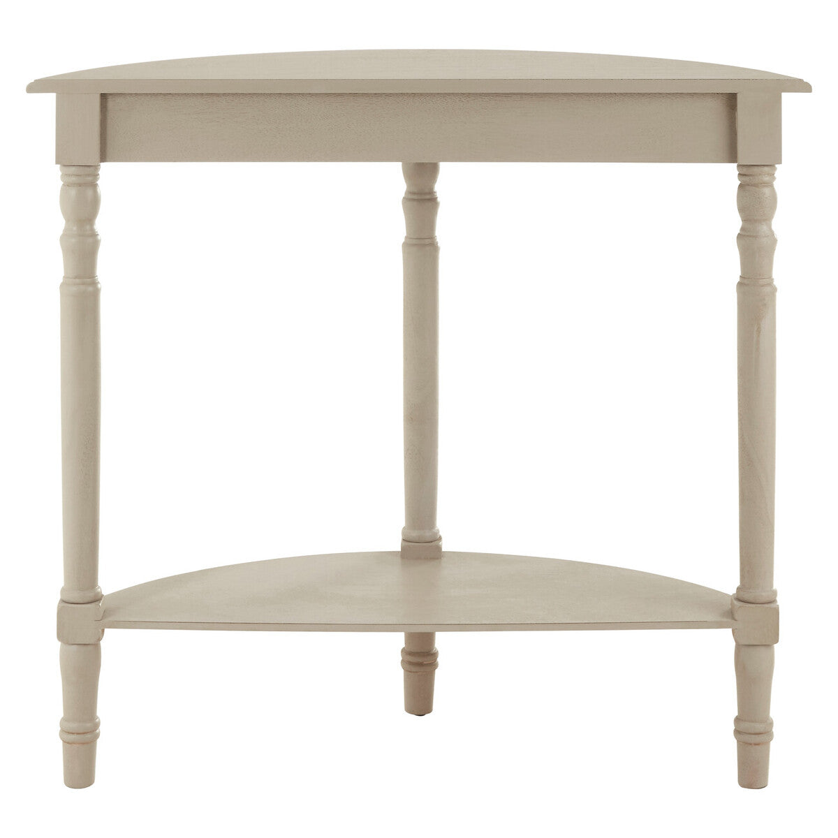 Orsina "Heritage" Grey Putty Half Moon Console Table