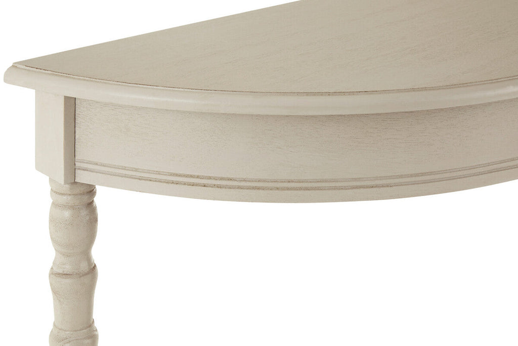Orsina "Heritage" Grey Putty Half Moon Console Table