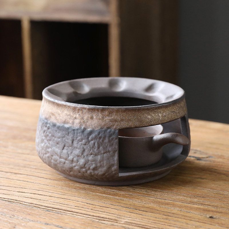 Stoneware incense burner | tea warmer set