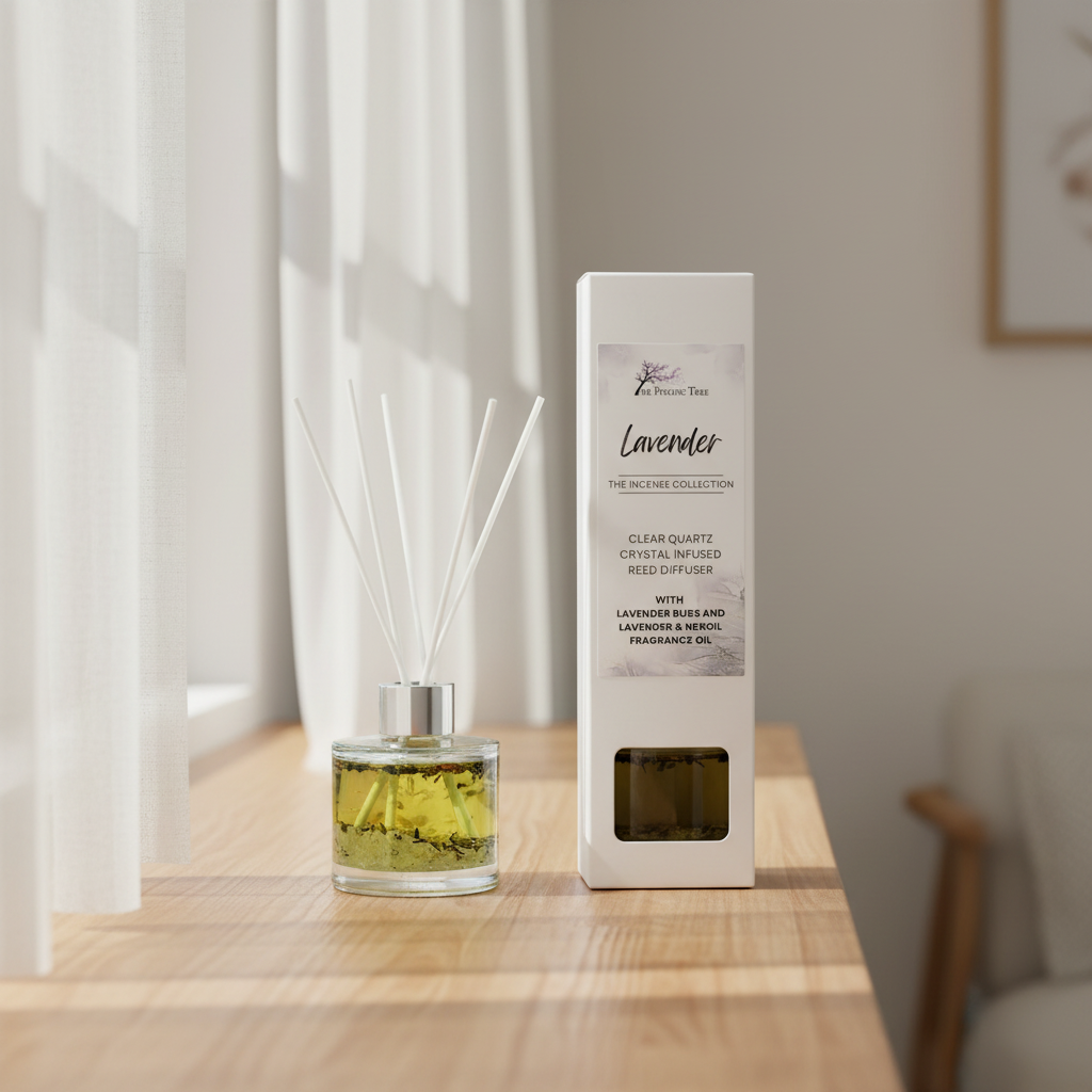 Lavender & Neroli Crystal-Infused Reed Diffuser