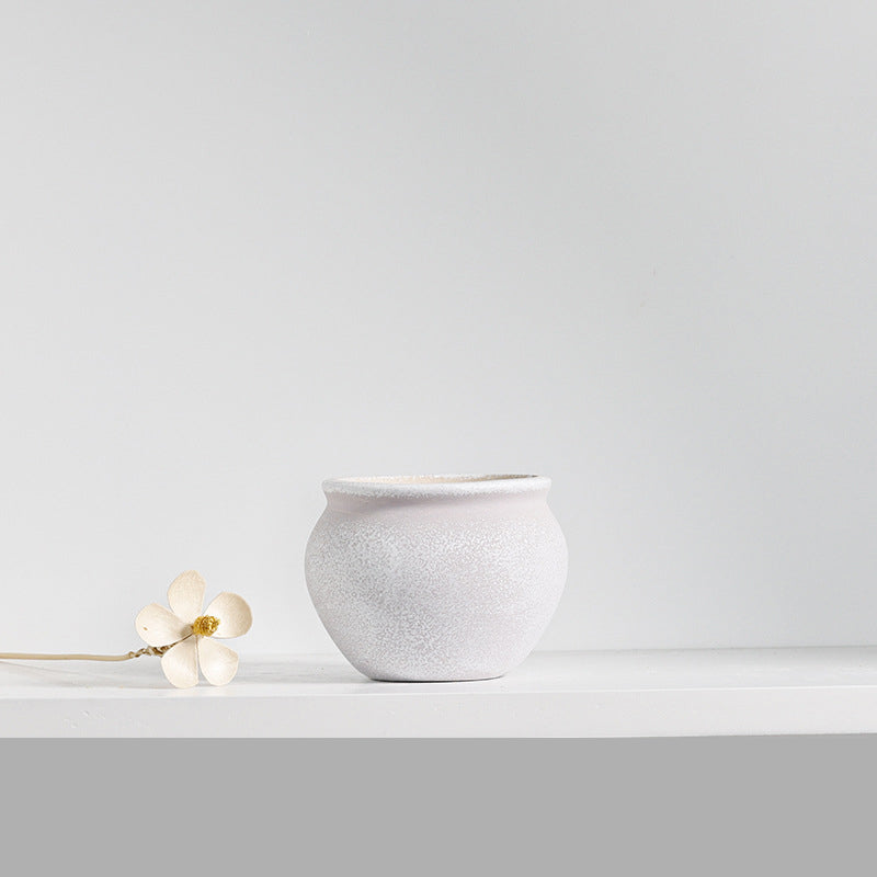 Pebble Soft-Tone Ceramic Succulent Pot