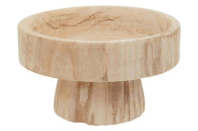 Arlo Wooden Pedestal Bowl