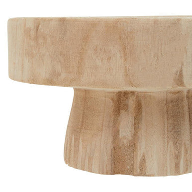 Arlo Wooden Pedestal Bowl
