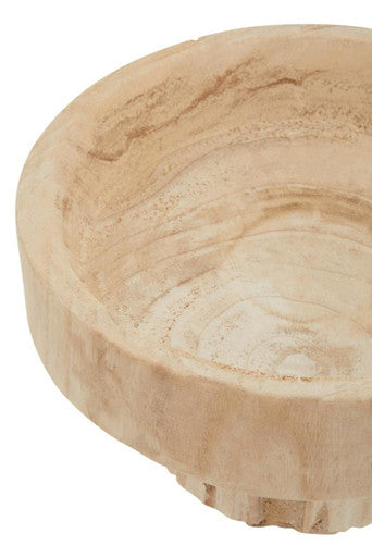 Arlo Wooden Pedestal Bowl