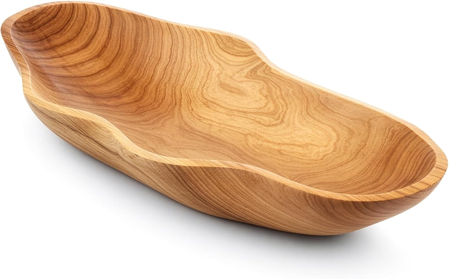 Nordic Wooden Boat Tray & Centerpiece