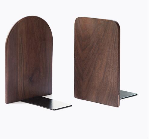 Solid Beech Wood Bookend |Natural Wood Bookend |Walnut Bookend|