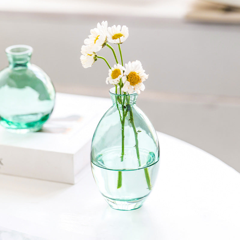 Aurelia Tinted Glass Bud Vase Set