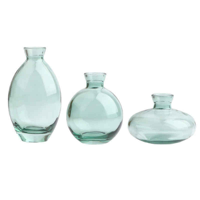 Aurelia Tinted Glass Bud Vase Set