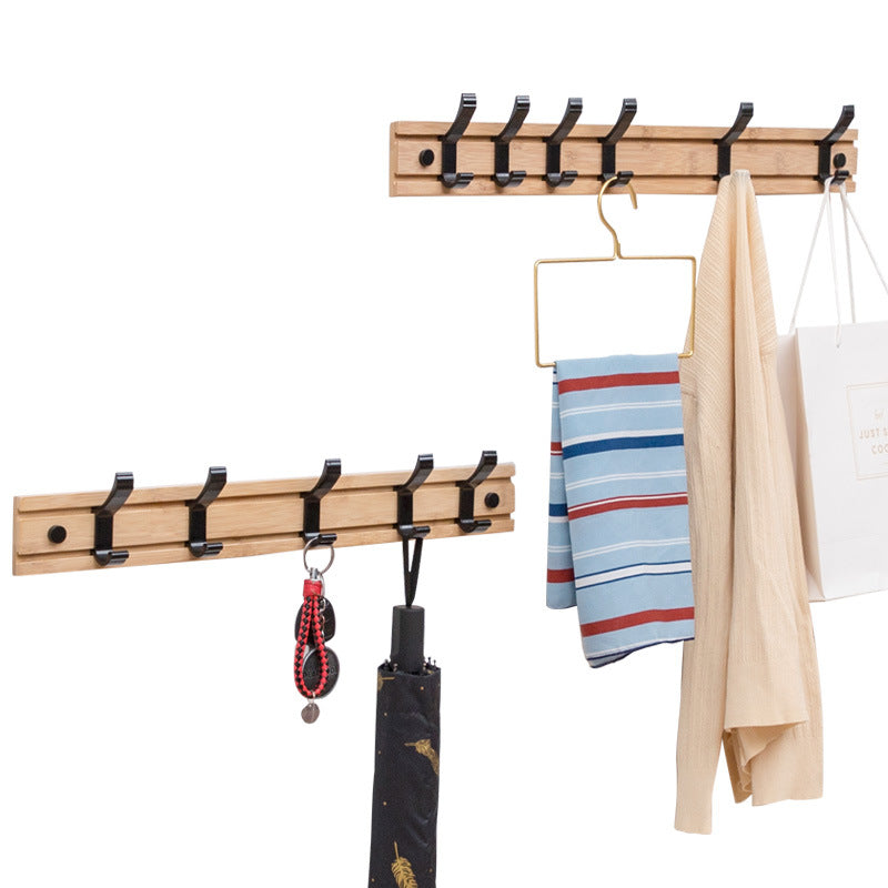 Adjustable Sliding Wooden Coat Rack