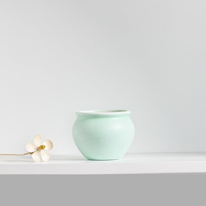 Pebble Soft-Tone Ceramic Succulent Pot