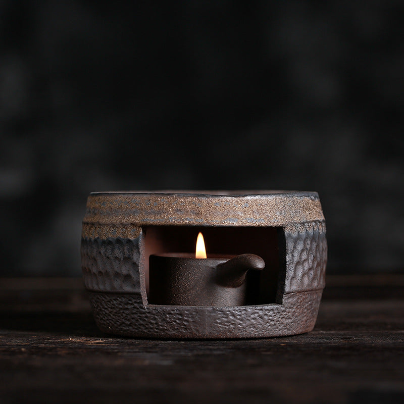 Stoneware incense burner | tea warmer set