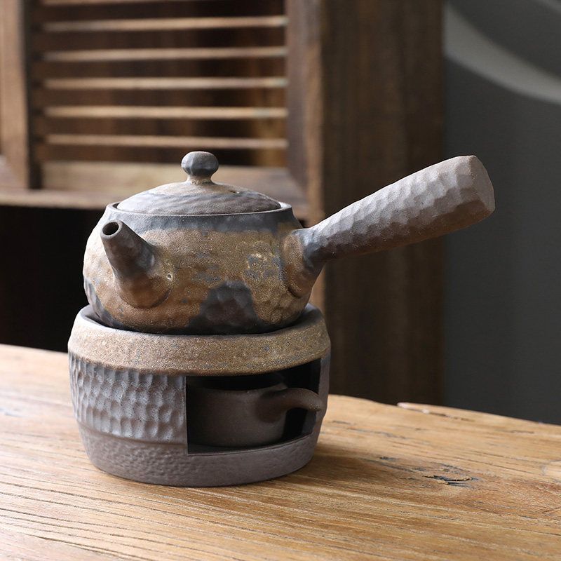 Stoneware incense burner | tea warmer set