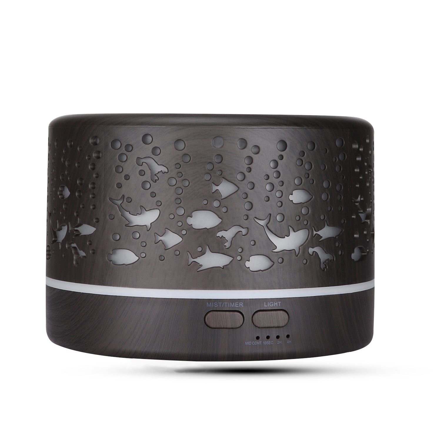 Ultrasonic Wood Grain Essential Oil Diffuser & Humidifier (500ml)