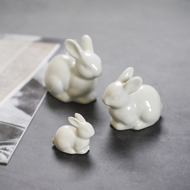 Ceramic Little White Rabbit