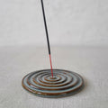 Handmade Seafoam Blue Stoneware Incense Burner