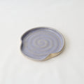 Handmade Amethyst Stoneware Spoon Rest