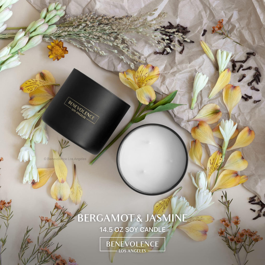 Bergamot & Jasmine Soy Candle
