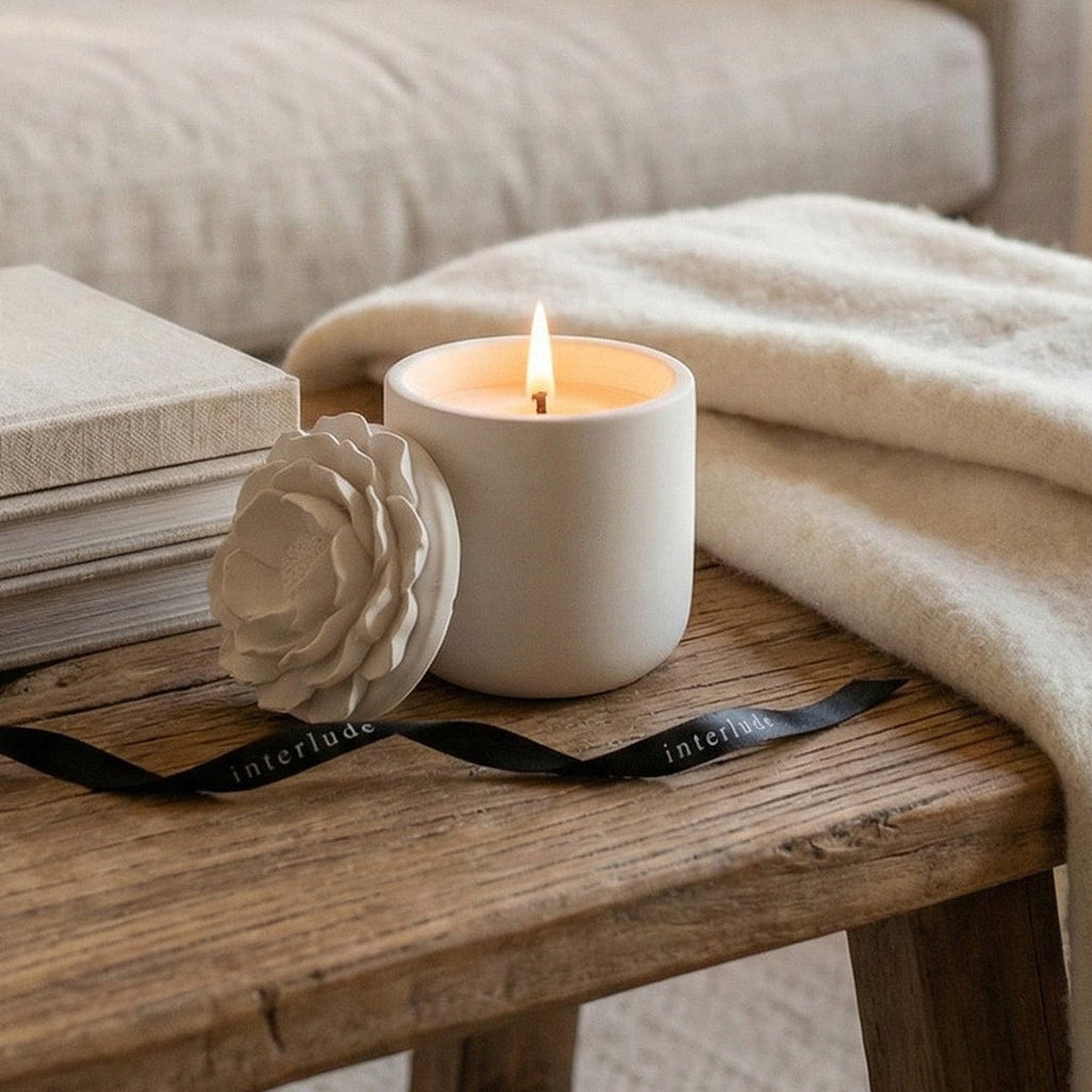 Aura Sculptural Blossom Candle