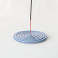 Handmade Pacific Blue Stoneware Incense Burner