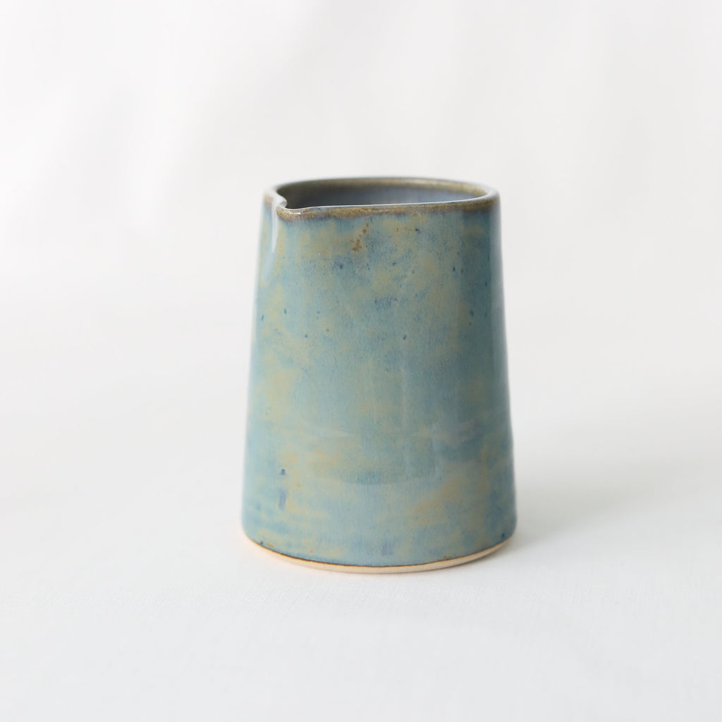 Handmade Seafoam Blue Stoneware Small Jug