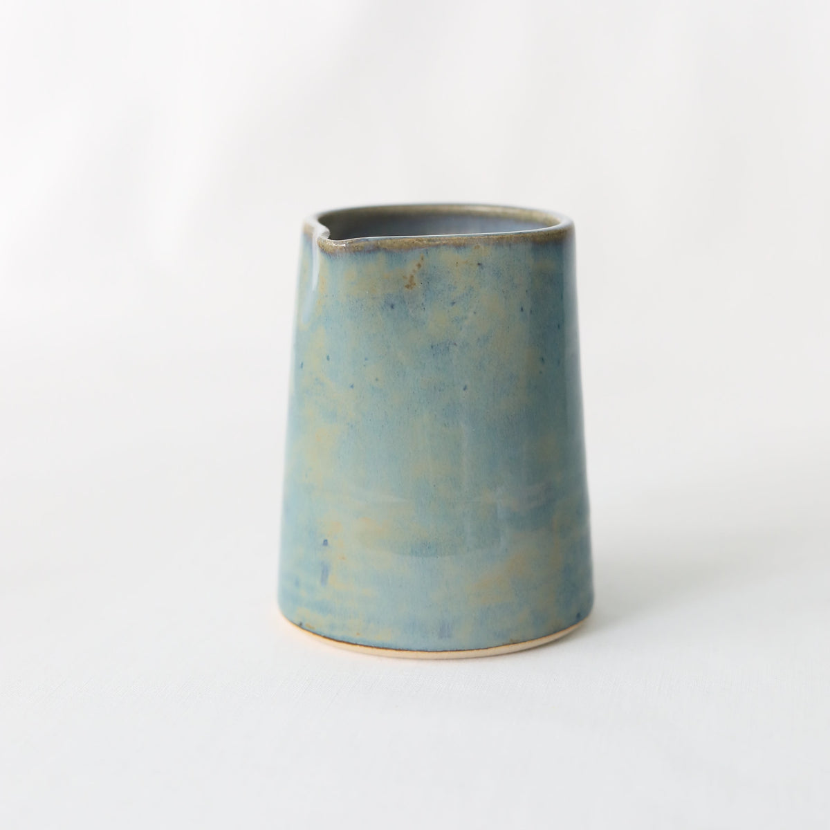 Handmade Seafoam Blue Stoneware Small Jug