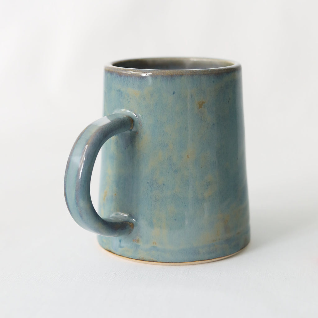 Seafoam Blue Stoneware Pint Mug