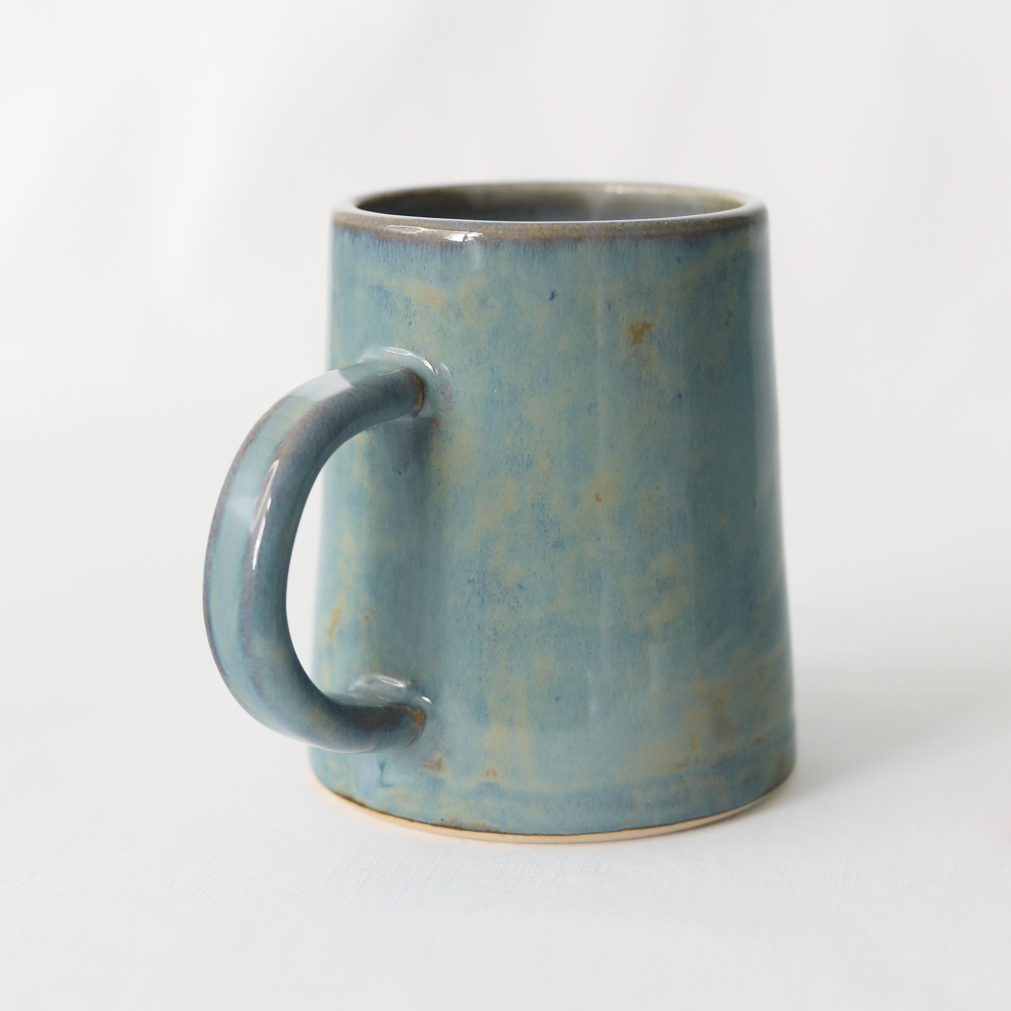 Seafoam Blue Stoneware Pint Mug