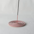 Handmade Blush Pink Stoneware Incense Burner