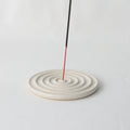 Handmade Pepper White Stoneware Incense Burner