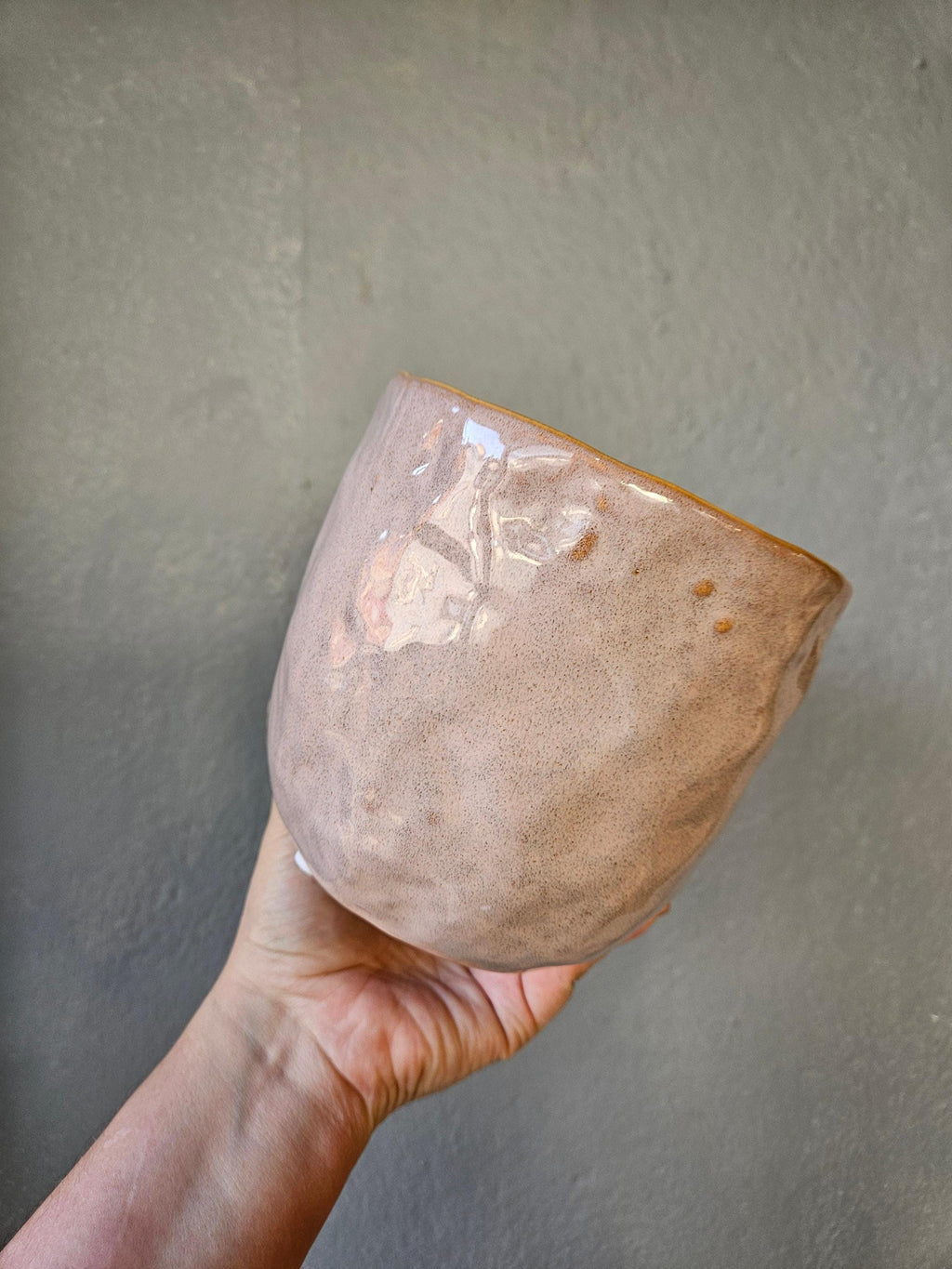 Brooke Rustic Stoneware Planter