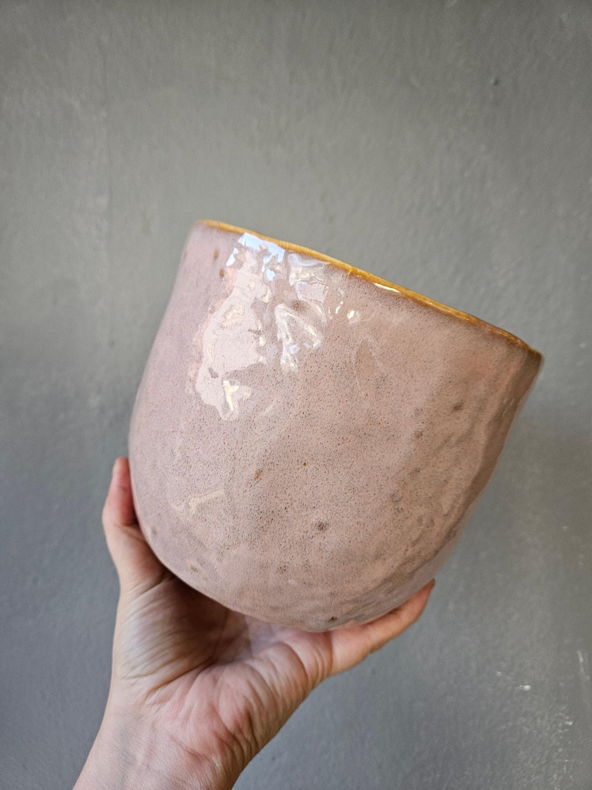 Brooke Rustic Stoneware Planter