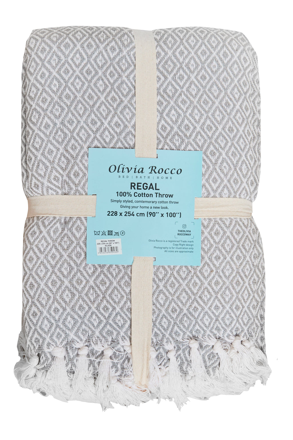 Handwoven Regal Pure Cotton Throw