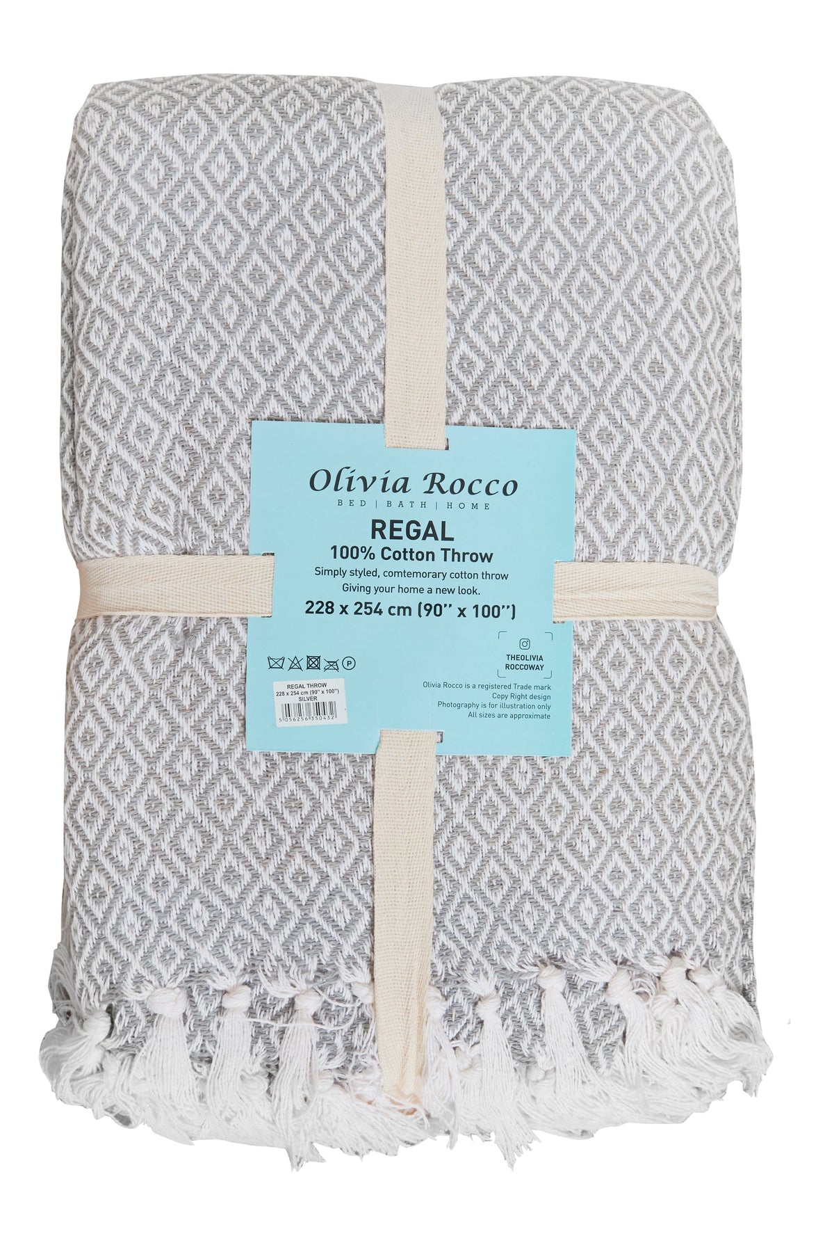 Handwoven Regal Pure Cotton Throw