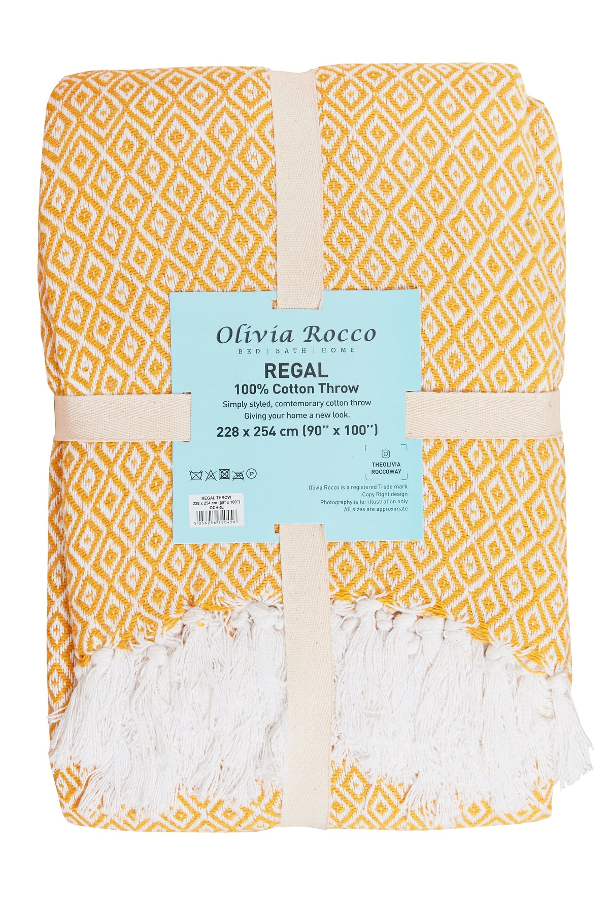 Handwoven Regal Pure Cotton Throw