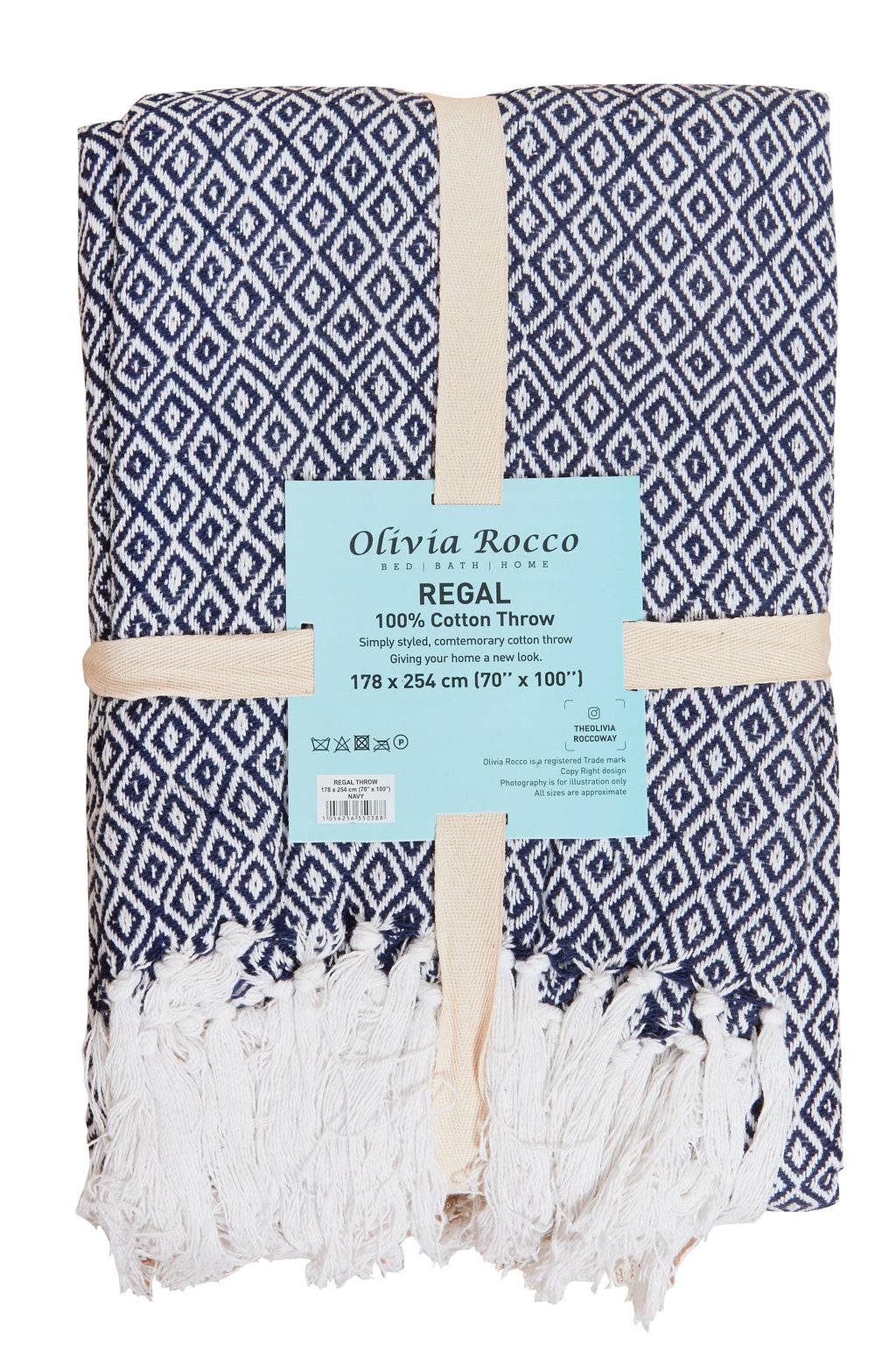 Handwoven Regal Pure Cotton Throw